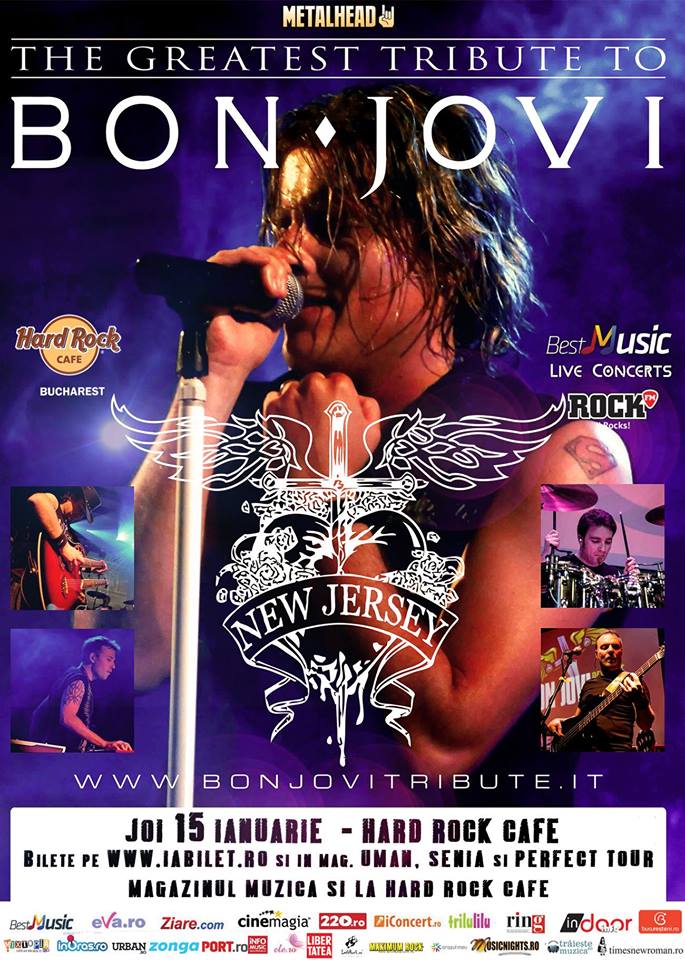 Best Bon Jovi Live Tribute cu „New Jersey” pe 15 ianuarie la Hard Rock Cafe